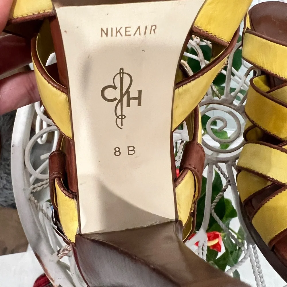 Cole Hann Nike Air strappy sandals heels - Picture 3 of 5